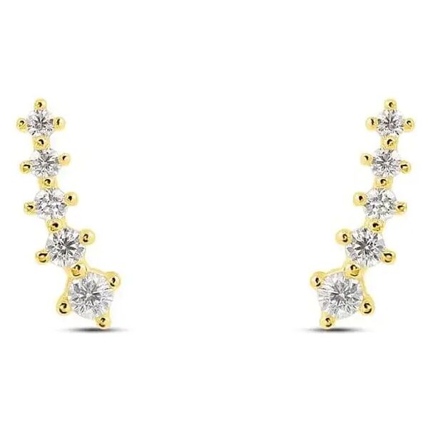 stroili orecchini lobo bon ton oro giallo cubic zirconia collezione: bon ton oro giallo