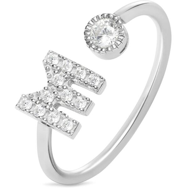 stroili anello fantasia silver moments argento rodiato cubic zirconia collezione: silver moments - misura bianco