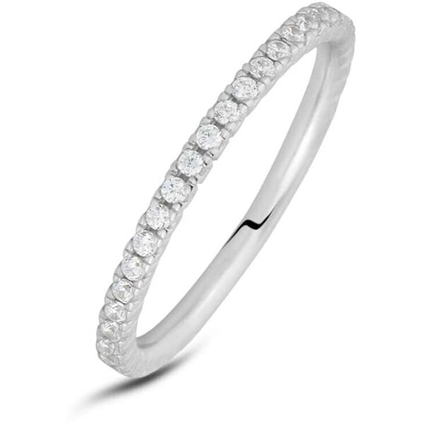 stroili anello eternity claire oro bianco cubic zirconia collezione: claire - misura 50 oro bianco