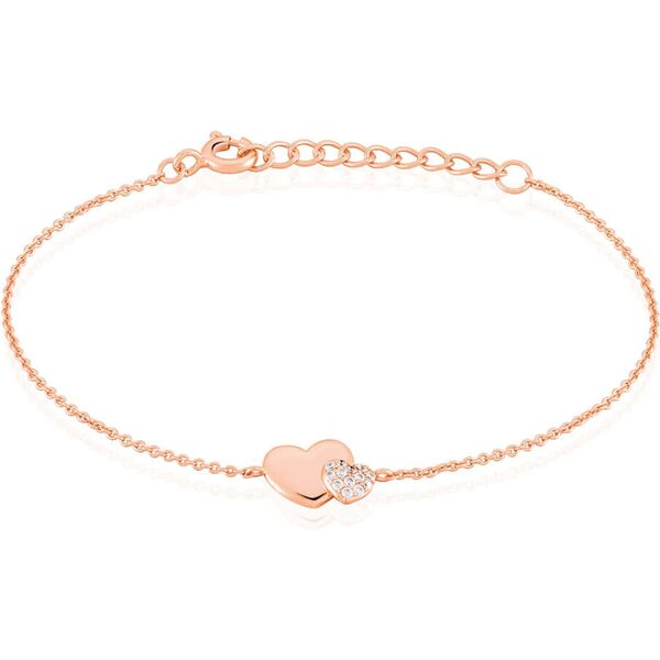 stroili bracciale silver moments argento rosa cubic zirconia collezione: silver moments rosa