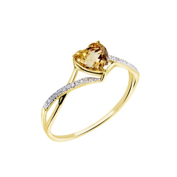 stroili anello amélie oro giallo citrino cubic zirconia collezione: amélie - misura 56 oro giallo