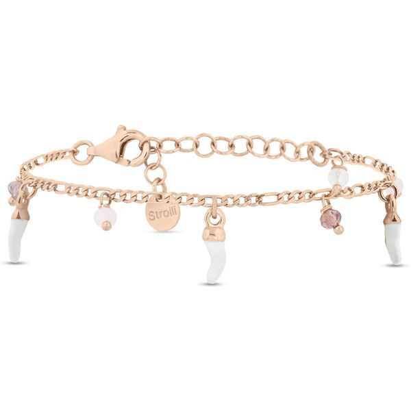 stroili bracciale silver soul argento rosa cristallo collezione: silver soul rosa