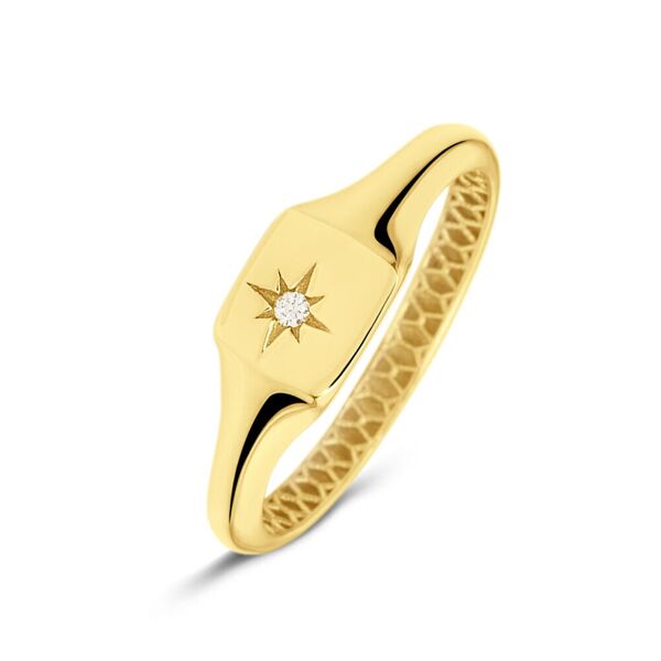 stroili anello chevalier beverly oro giallo cubic zirconia collezione: beverly - misura 54 oro giallo