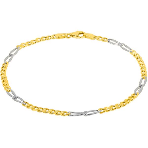 stroili bracciale catena l'homme or oro bicolore collezione: l'homme or bicolore