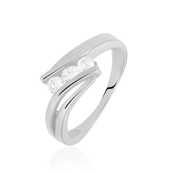 stroili anello silver elegance argento rodiato cubic zirconia collezione: silver elegance - misura 52 bianco
