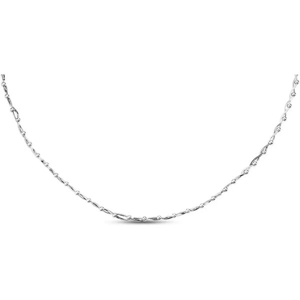 stroili catena silver collection argento rodiato collezione: silver collection bianco