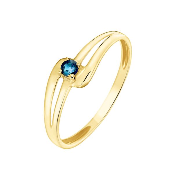 stroili anello solitario charlotte oro giallo zaffiro collezione: charlotte - misura 56 oro giallo