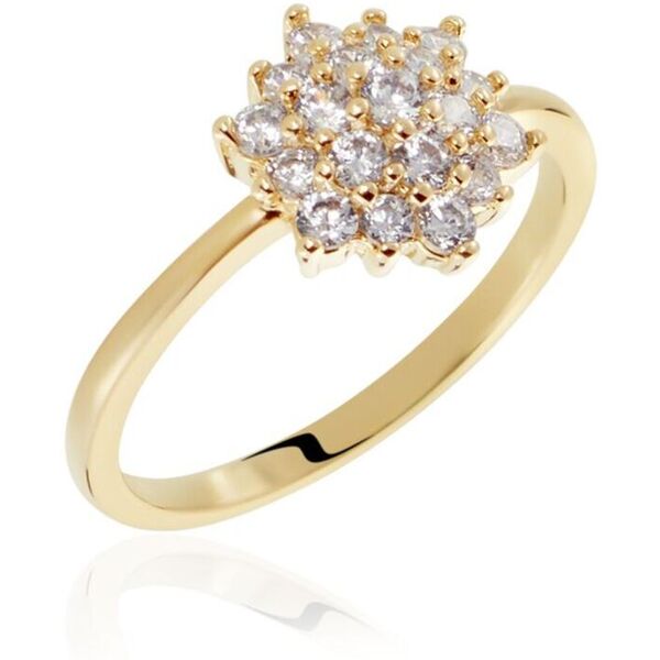 stroili anello golden dream placcato oro giallo cubic zirconia collezione: golden dream - misura 54 giallo