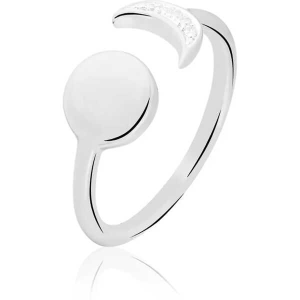 stroili anello silver moments argento rodiato cubic zirconia collezione: silver moments - misura 52 bianco