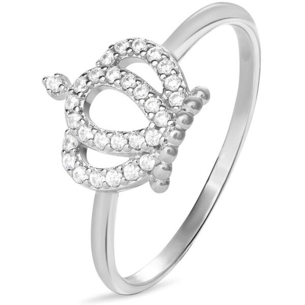 stroili anello fantasia silver moments argento rodiato cubic zirconia collezione: silver moments - misura 52 bianco