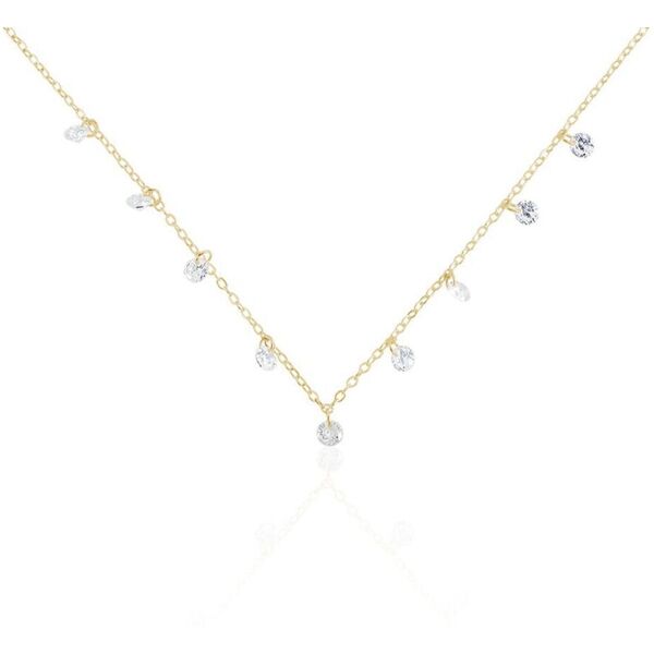 stroili collana multi punto luce golden dream placcato oro giallo cubic zirconia collezione: golden dream giallo