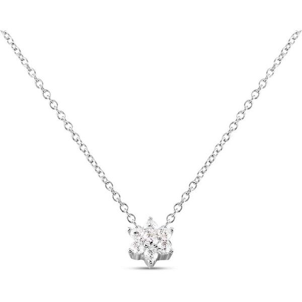 stroili collana silver elegance argento rodiato cubic zirconia collezione: silver elegance bianco