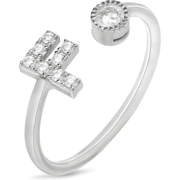 stroili anello fantasia silver moments argento rodiato cubic zirconia collezione: silver moments - misura bianco