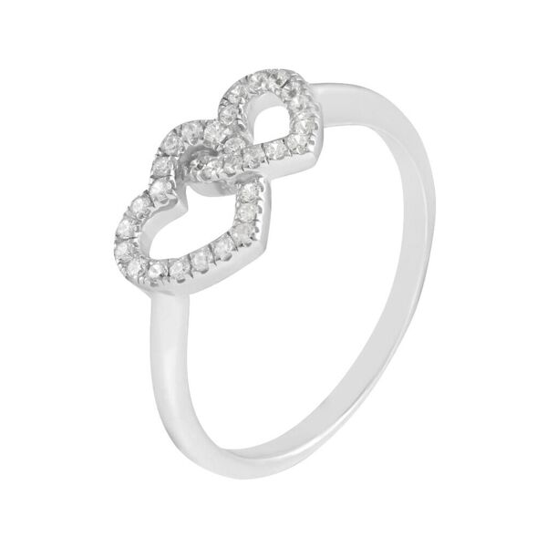 stroili anello fantasia silver moments argento rodiato cubic zirconia collezione: silver moments - misura 56 bianco