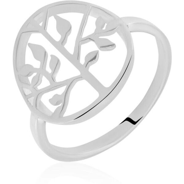 stroili anello silver collection argento rodiato collezione: silver collection - misura 52 bianco