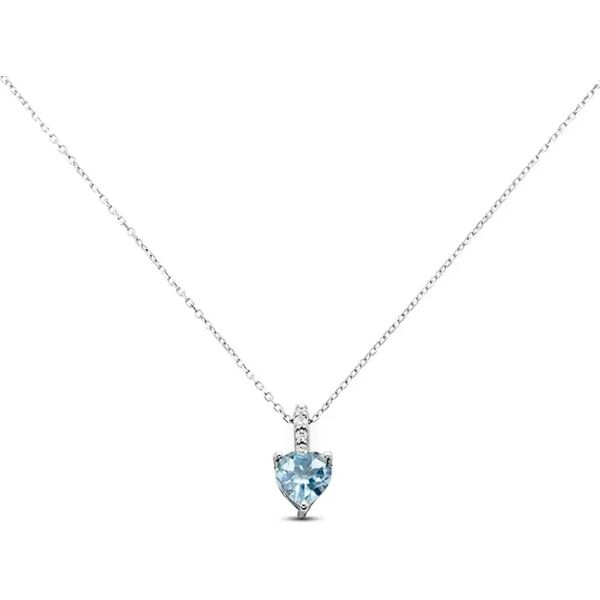 stroili collana punto luce amélie oro bianco topazio cubic zirconia collezione: amélie oro bianco