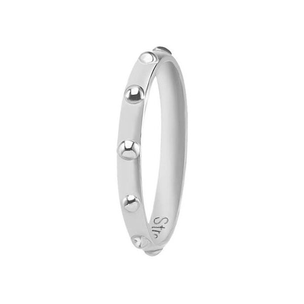 stroili anello fantasia silver soul argento rodiato collezione: silver soul - misura 60 bianco