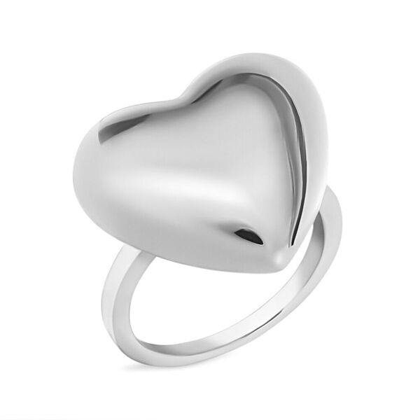 stroili anello fantasia lady code acciaio collezione: lady code - misura 56 bianco