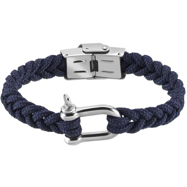 stroili bracciale in acciaio e corda collezione: man code