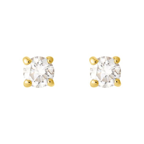 stroili orecchini lobo punto luce grace oro giallo diamante collezione: grace oro giallo