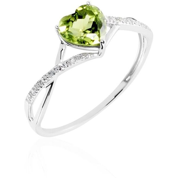 stroili anello amélie oro bianco peridoto cubic zirconia collezione: amélie - misura 58 oro bianco