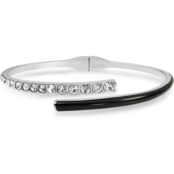 stroili bangle lady sweet acciaio cristallo collezione: lady sweet bianco