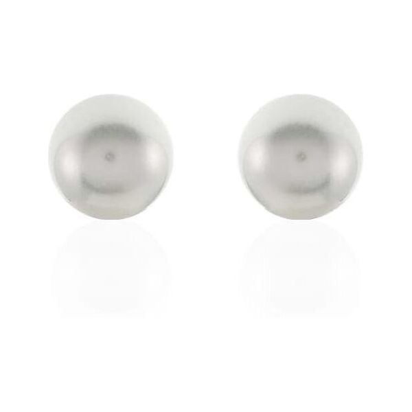 stroili orecchini lobo silver pearls argento rodiato perla sintentica collezione: silver pearls bianco