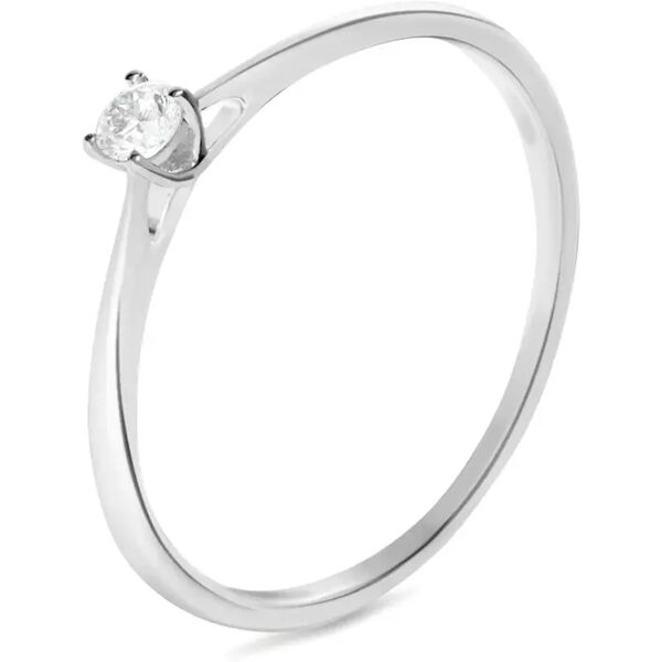 stroili anello solitario grace oro bianco diamante collezione: grace - misura 51 oro bianco