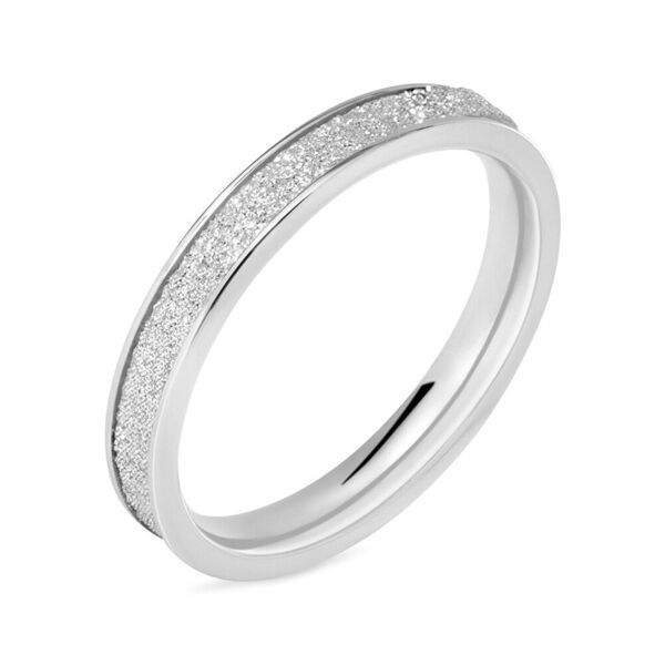 stroili anello fascia lady shine acciaio collezione: lady shine - misura 56 bianco