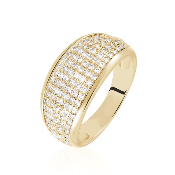 stroili anello golden dream placcato oro giallo cubic zirconia collezione: golden dream - misura 52 giallo
