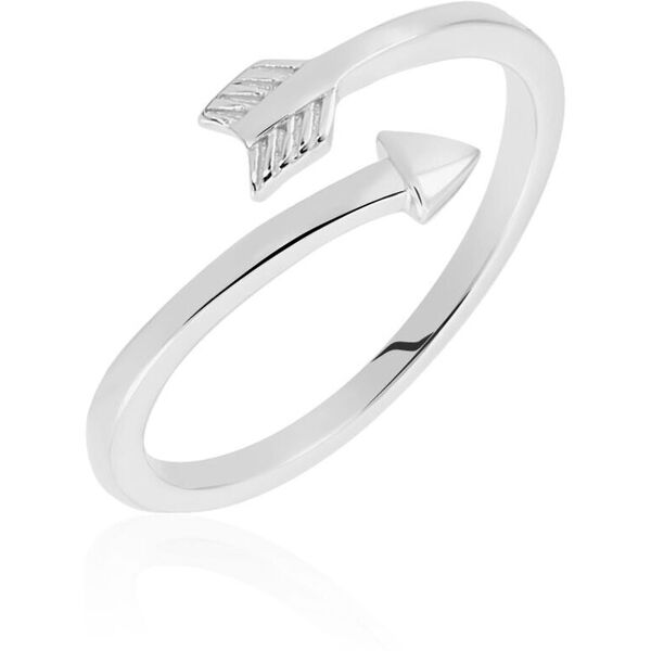 stroili anello silver collection argento rodiato collezione: silver collection - misura 58 bianco