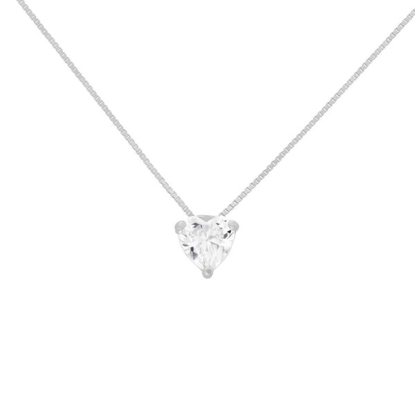 stroili collana punto luce claire oro bianco cubic zirconia collezione: claire oro bianco