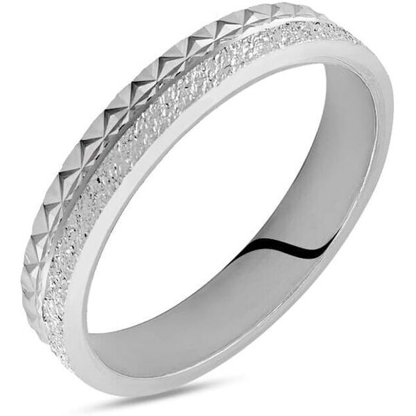 stroili anello fedina silver collection argento rodiato collezione: silver collection - misura 62 bianco