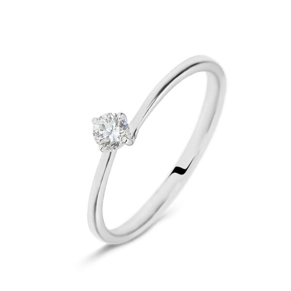 stroili anello solitario grace oro bianco diamante collezione: grace - misura 50 oro bianco