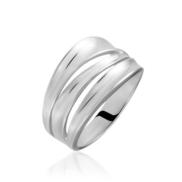 stroili anello silver collection argento rodiato collezione: silver collection - misura 56 bianco