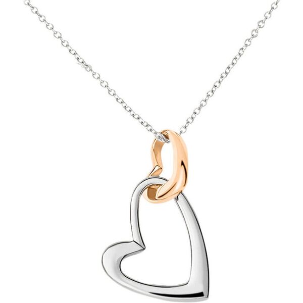 stroili collana lady code acciaio bicolore bianco / rosa collezione: lady code bicolore bianco / rosa