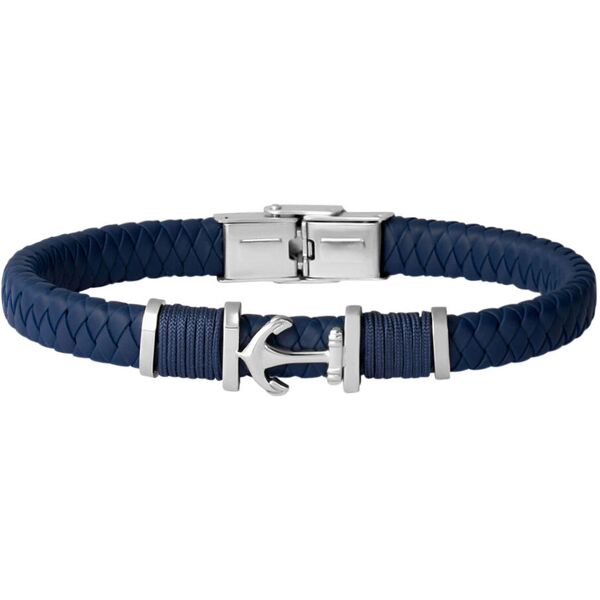 stroili bracciale man code acciaio collezione: man code bianco