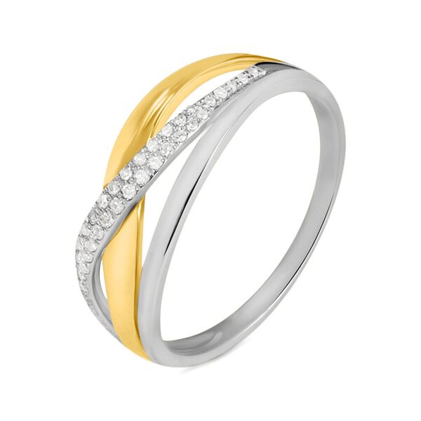 stroili anello fascia sophia oro bicolore diamante collezione: sophia - misura 61 bicolore