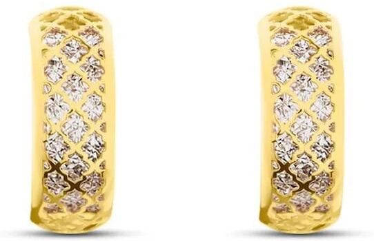 stroili orecchini a cerchio golden lover oro bicolore collezione: golden lover bicolore