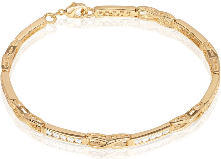 stroili bracciale golden dream placcato oro giallo cubic zirconia collezione: golden dream giallo