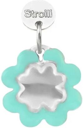 stroili piccolo fiore mio. charm in argento 925 rodiato e smalto collezione: love beats