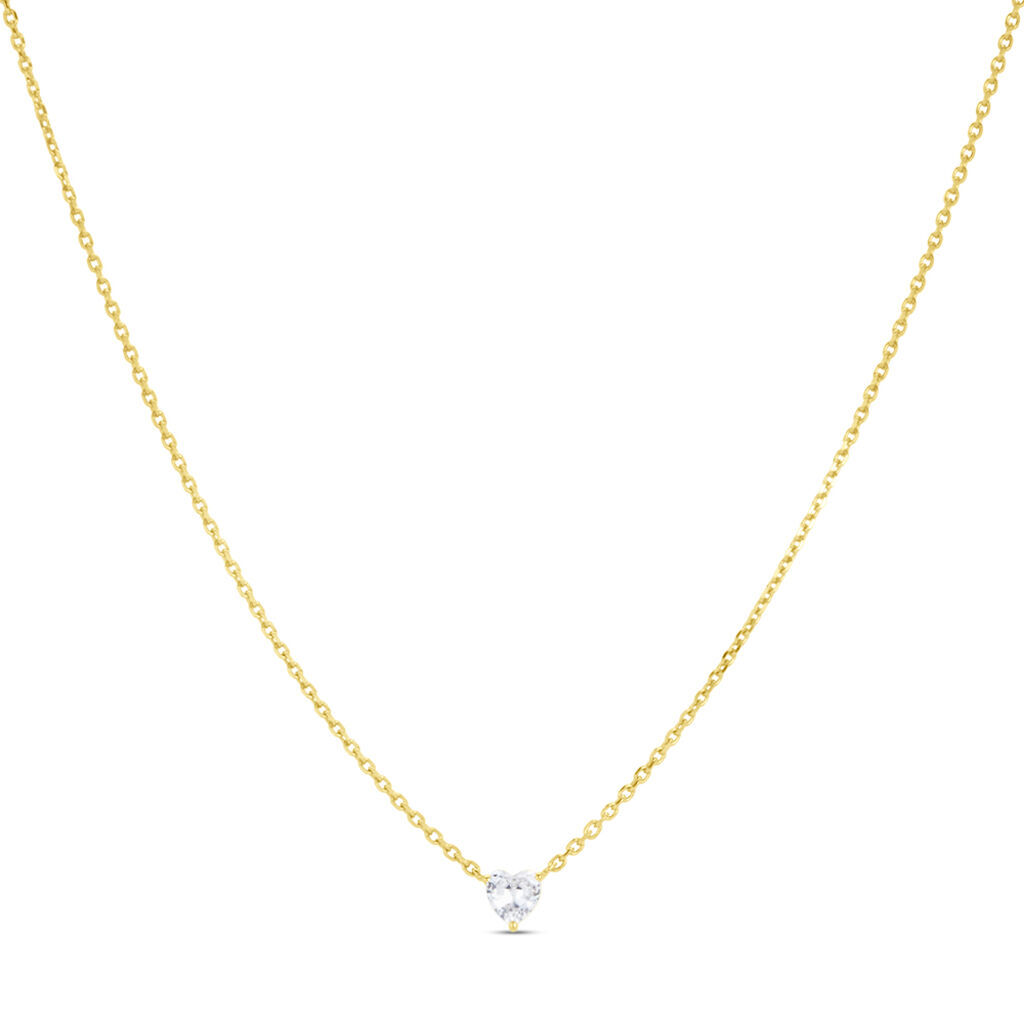 stroili collana punto luce claire oro giallo cubic zirconia collezione: claire oro giallo