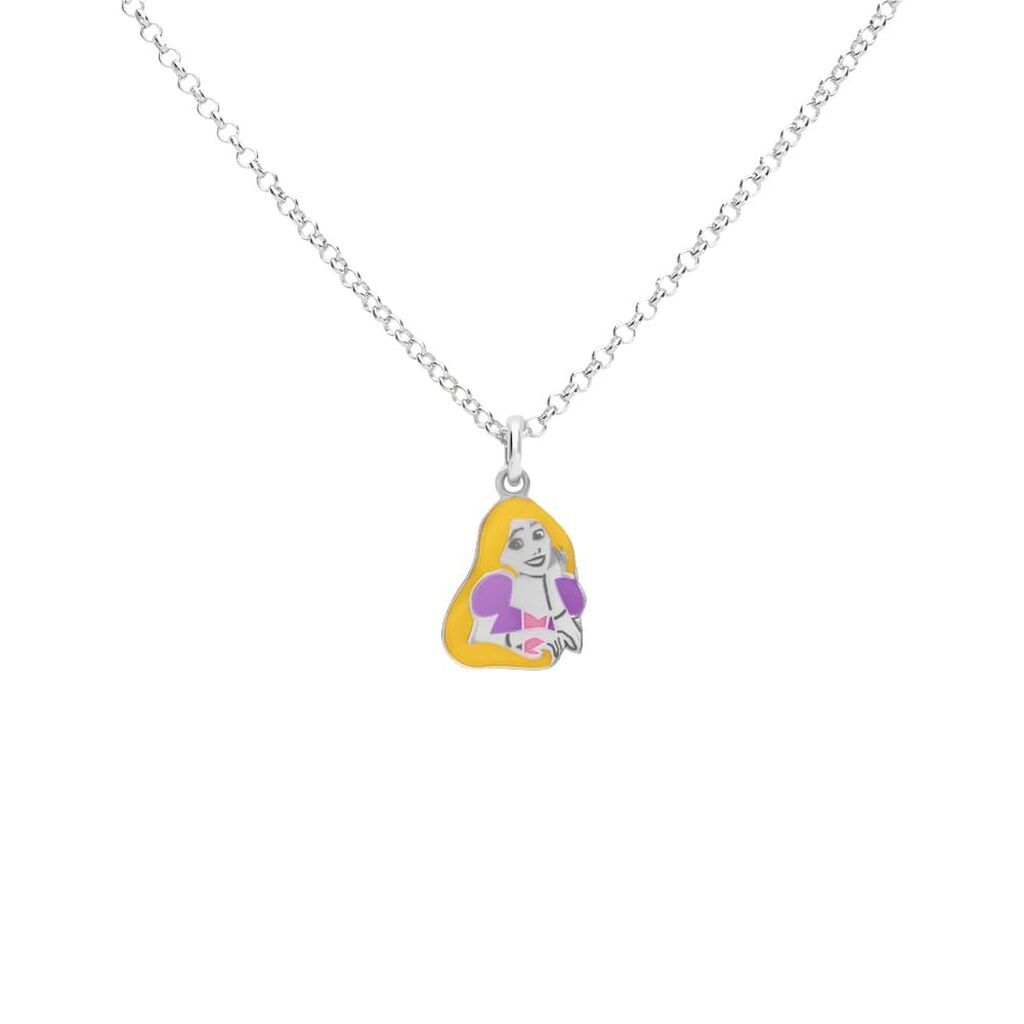 collana in argento con rapunzel collezione: disney princess collection by stroili argentato