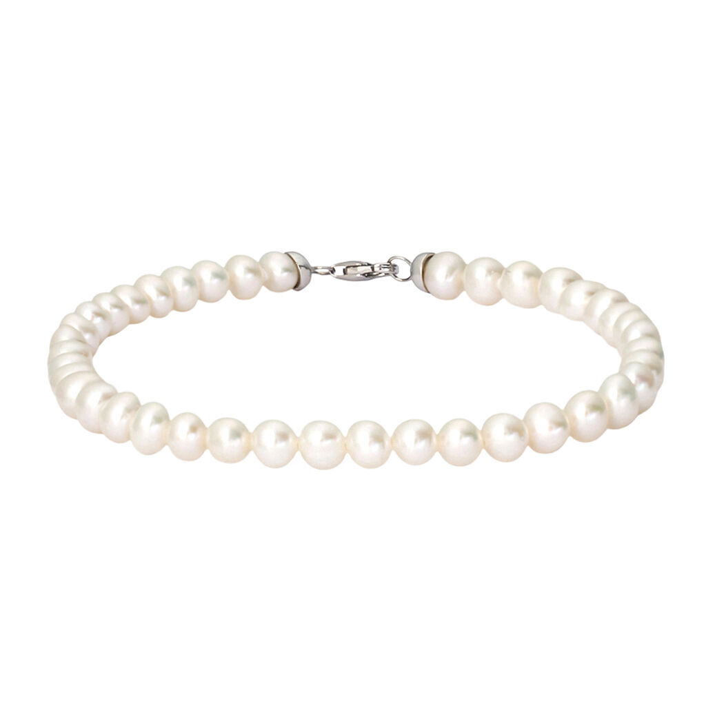 stroili bracciale gabrielle oro bianco perla d'acqua dolce collezione: gabrielle oro bianco