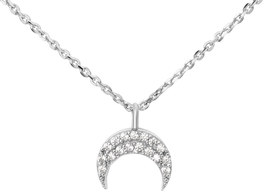 stroili collana silver moments argento rodiato cubic zirconia collezione: silver moments bianco