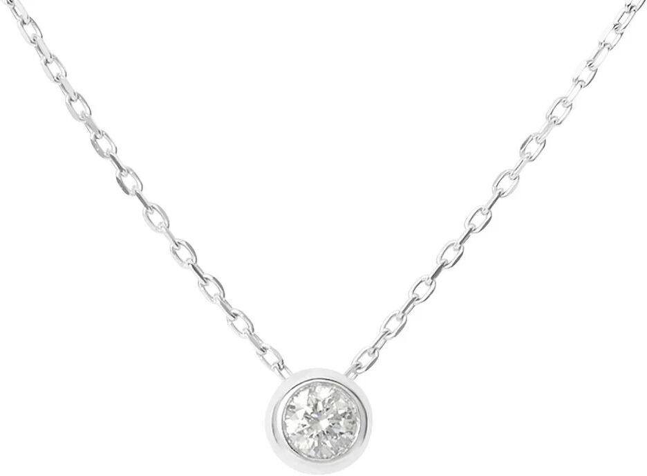 stroili collana punto luce grace oro bianco diamante collezione: grace oro bianco