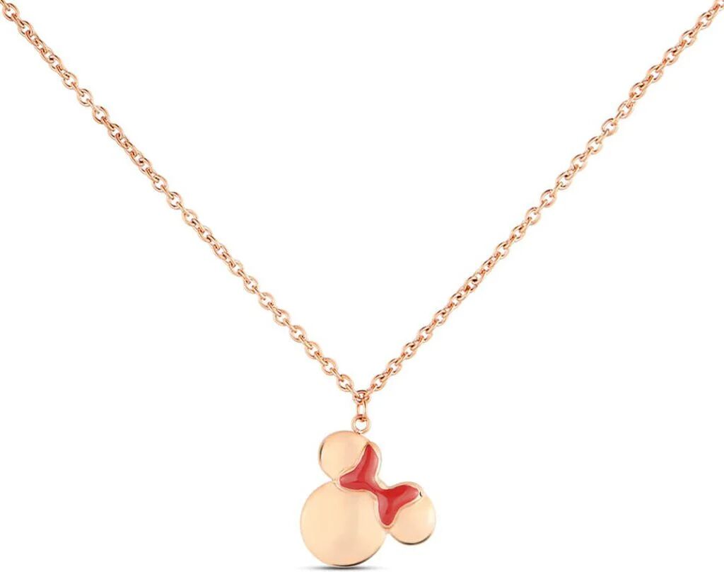 stroili collana mickey mouse & friends acciaio rosa collezione: mickey mouse & friends rosa