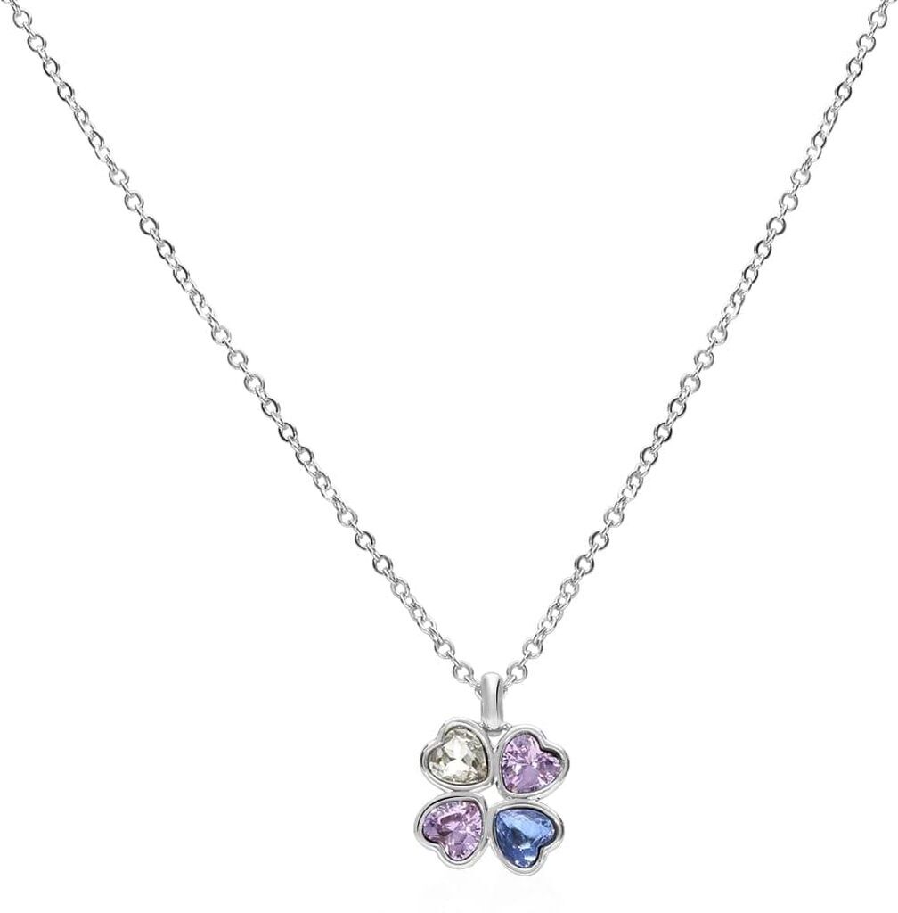 stroili collana violet ottone cristallo collezione: violet bianco