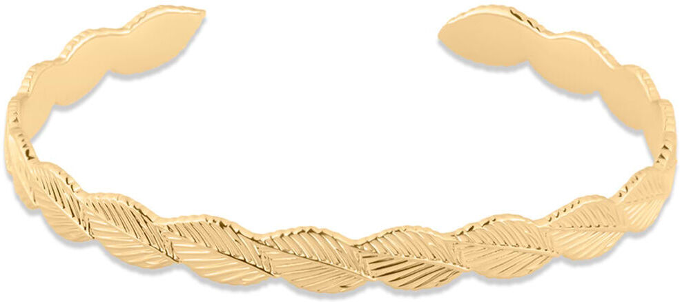 stroili bangle placcato oro con foglie collezione: golden dream giallo