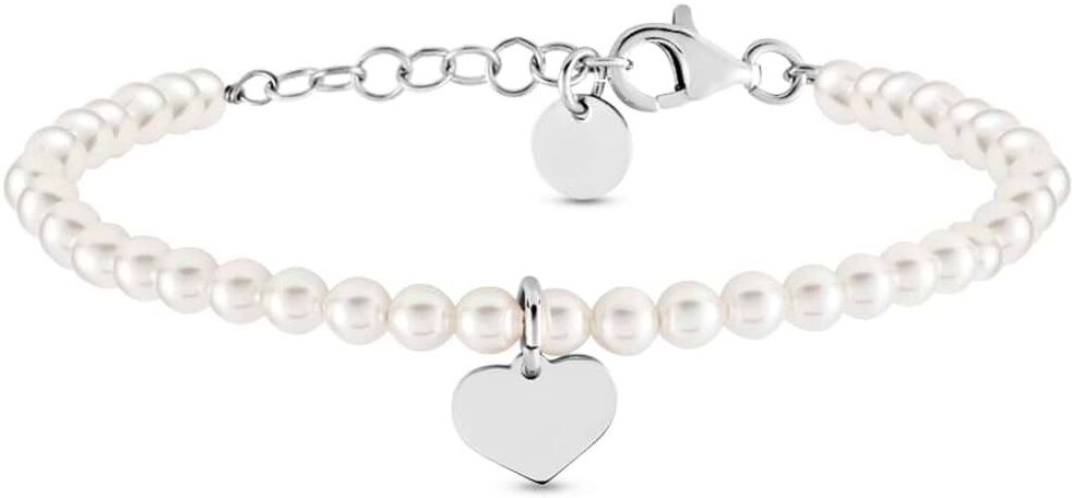 Stroili Bracciale Silver Pearls Argento Rodiato Perla sintentica Collezione: Silver Pearls Bianco